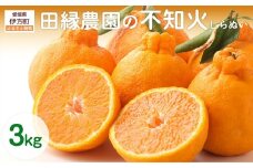 【先行予約】【数量限定】田縁農園の不知火（しらぬい）3kg ※離島への配送不可 （2026年2月10日より順次発送） 【 ふるさと納税 人気 おすすめ ランキング みかん ミカン 蜜柑 不知火 しらぬい フルーツ 果物 愛媛県産 田縁農園 愛媛県 伊方町 送料無料 】 IKTA018