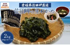 【佐田岬・漁師直送】佐田岬の生わかめ（200g×10P) ※離島への配送不可 【ふるさと納税 人気 おすすめ ランキング 藻 魚介類 食品 味噌 西宇和産 味噌汁 酢の物 サラダ 簡単調理 手軽 人気 木嶋水産 愛媛県 伊方町 送料無料】 IKTP012
