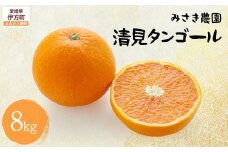 清見タンゴール 8kg ※北海道、沖縄・離島への配送不可（2026年3月中旬ごろから順次発送） 【 ふるさと納税 人気 おすすめ ランキング みかん ミカン 蜜柑 柑橘 mikan 清見タンゴール 産地直送 果物 フルーツ 愛媛県産 みさき農園 愛媛県 伊方町 送料無料 】 IKTAP003