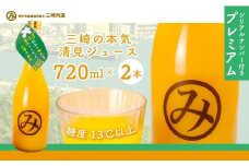 【シリアルナンバー付きプレミアム】【数量限定】「令和7年度産」限定100セット 三崎の本気 清見ジュース2本セット 糖度13℃以上 【 ふるさと納税 人気 おすすめ ランキング オレンジ みかん みかんジュース ミカンジュース みかんじゅーす ジュース フルーツ 三崎の本気 国産 清見 愛媛県 伊方町 送料無料 】 IKTBD004