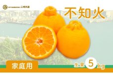 【先行予約】【家庭用】不知火 5kg ※離島への配送不可（2026年2月上旬～2月下旬頃に順次発送予定） 【 ふるさと納税 人気 おすすめ ランキング 柑橘 みかん ミカン 不知火 しらぬい mikan 蜜柑 果物 生果 フルーツ デコポン と同品種 家庭用 愛媛県産 愛媛県 伊方町 送料無料 】 IKTBD016