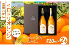 【イベント応援】イロドリオレンジ（温州みかん）720ml×2本 ※離島への配送不可 【ふるさと納税 人気 おすすめ ランキング みかん 蜜柑 ミカン ジュース みかんジュース ミカンジュース イロドリオレンジ 温州ミカン 温州みかん IRODORI ORANGE フェス イロドリ 愛媛県 伊方町 送料無料 】 IKTAS002