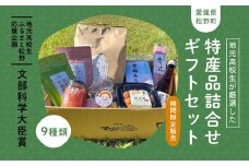 【地元高校生ふるさと松野応援企画】文部科学大臣賞を受賞した地元高校生が厳選!! 松野町特産品詰合せギフトセット9種類（期間限定販売）
