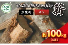 【1月発送】【発送月が選べる】広葉樹薪【カシ】太薪 100kg（20kg×5箱）30cm ｜ 薪 針葉樹 自然乾燥 薪ストーブ アウトドア キャンプ 料理 ピザ窯 燃料 燃焼 ※離島への配送不可