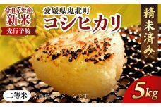 【R7年産新米】愛媛県産 コシヒカリ 5kg ｜ ご飯 白米 お米 令和7年産 5kg 10kg 20kg 精米済み ※2025年10月上旬～12月下旬頃に順次発送予定 ※離島への配送不可