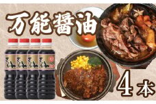 刺身 醤油 しょうゆ 4本 調味料 肉 魚 サラダ ステーキ すき焼き 刺し身 野菜 ドレッシング お菓子 和菓子 みたらし 米  卵 かけ ご飯 焼き おにぎり 万能 愛媛 愛南 国産  