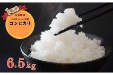 令和 5年 お米 6.5kg 吉本農園 米 お米 おこめ 白米 国産 コシヒカリ ブランド 炊きたて 冷めても 美味しい 旨味 甘み 愛媛県 愛南町 発送期間：8月20日～