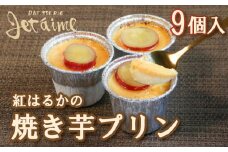 焼き 芋 いも プリン 9個 紅 はるか さつまいも お菓子 スイーツ デザート 洋菓子 秋 旬 生 クリーム 牛乳 洋 酒 卵 贈答 ギフト 10000円 冷凍 野菜 やさい 国産 愛媛 愛南