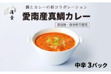 愛南産 真鯛 カレー 中辛 3パック