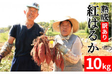 訳あり 熟成 紅はるか 10kg さつまいも いも 低温熟成 完全熟成収穫 甘い 糖度 焼き芋 やきいも スイートポテト おやつ サイズミックス 2S～3Lサイズ 高糖度 料理 国産 愛媛県 愛南町青果市場