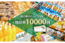 道の駅 商品券 10000円分 （ 1000円 × 10枚 ） お買い物券 利用券 チケット みかん 柑橘 mikan ミカン 魚貝類 鰹 かつお かつおのたたき 鯛 タイ 真鯛 牡蠣 ヒオウギ貝 サバ アジ 干物 南高梅 野菜 さつまいも 果物 くだもの フルーツ お米 藻塩 スイーツ じゃこ天 お土産 旅行 観光 トラベル ふるさと 感謝券 みしょう MIC （ みっく ） 愛南町 愛媛県