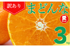 訳あり まどんな 3kg マドンナ 愛果28号 柑橘 かんきつ フルーツ 果物 旬 みかん ミカン 国産 お取り寄せ 通販 訳あり品 サイズ不揃い お徳用 家庭用 おやつ スイーツ ジューシー 甘い みずみずしい ゼリー 食感 さわやか 甘味 酸味 新鮮 期間限定 旬の味覚 薄皮 愛媛県 愛南町 愛なんよ