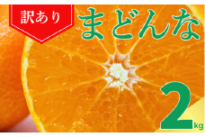訳あり まどんな 2kg サイズ ミックス マドンナ 愛果28号 柑橘 かんきつ フルーツ 果物 旬 みかん ミカン 国産 お取り寄せ 通販 訳あり品 サイズ不揃い 家庭用 おやつ スイーツ ジューシー 甘い みずみずしい ゼリー 食感 さわやか 甘味 酸味 新鮮 期間限定 旬の味覚 薄皮 愛媛県 愛南町 愛なんよ