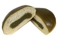 菱田ベーカリーの 抹茶羊羹パン (4個入り) 【グレイジア株式会社】 [ATAC153-04]　パン ようかん 和菓子 おやつ 昔ながら 高知