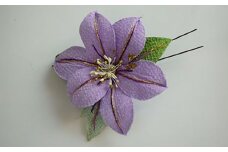 髪飾り(てっせん)　らんまん 花 雑貨 造花 インテリア お祝い ギフト 贈答 人気 送料無料 高知市 【花工房美呂】 [ATCO001]