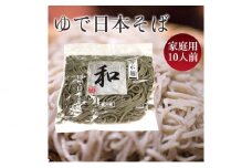 日本そば (ゆでそば) 冷水麺 「和」 ご家庭用10人前 【グレイジア株式会社】 [ATAC165]