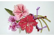 髪飾り(なでしこ)　らんまん 花 雑貨 造花 インテリア お祝い ギフト 贈答 人気 送料無料 高知市 【花工房美呂】 [ATCO002]