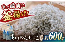 ちりめんじゃこ (上干) 約600g (約300g×2袋) 鮮度日本一を目指します！浜で瞬時に釜揚げ 【グレイジア株式会社】 [ATAC425]