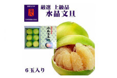 厳選上級品　水晶文旦　約３kg（６玉入り）　化粧箱入〈2025年9月～発送〉【グレイジア株式会社】 [ATAC344]