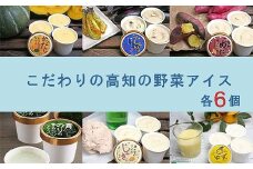 こだわりの高知の野菜アイス 各6個セット 野菜アイス 土佐 【グレイジア株式会社】 [ATAC375]　アイス キャンデー バラエティ 詰め合わせ スイーツ おやつ 高知 アイス お取り寄せ 人気