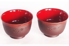 しっくりと手になじみ飲みやすいと評判の汁椀 花模様 【美禄堂】 [ATBF024]