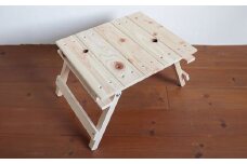 【ひのき香る工作キット】折りたたみミニテーブル【木作り工房こだかさ】 [ATAT007]