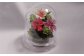 ドーム花器の花装飾（小）＜なでしこ・小菊＞　らんまん 花 雑貨 造花 インテリア お祝い ギフト 贈答 人気 送料無料 高知市 