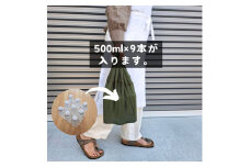 メッシュのエコバッグ【カーキ】 enmusubi ステッチレッド / 贈答用　包装　防災グッズ　防災バッグ【工房eco・ふ〜せん】 [ATEH006]