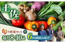 【6回定期便】 土佐の太陽をいっぱいに浴びた旬の野菜セット小 【土佐野菜】 [ATBA006]
