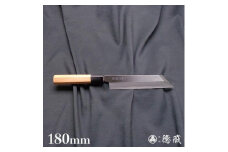 土佐打ち刃物 ムキモノ包丁 180mm/片刃/上白鋼/イチイ八角柄/徳蔵オリジナル【27017】 【グレイジア株式会社】 [ATAC097]　ほうちょう 料理 包丁 庖丁 職人 キッチン ナイフ 日用品 料理道具 高知
