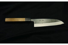 土佐黒打ち刃物 三徳包丁 約165mm 黒打ち積層 | 両刃 青紙2号 紫檀八角 ダマスカス 徳蔵オリジナル【37008】【グレイジア株式会社】 [ATAC138]