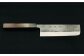 土佐黒打ち刃物 菜切包丁 約165mm 黒打ち積層 | 両刃 青紙2号 紫檀八角 ダマスカス 徳蔵オリジナル【37009】 