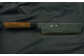 土佐黒打ち刃物 菜切包丁 約165mm 黒打ち積層 | 両刃 青紙2号 紫檀八角 ダマスカス 徳蔵オリジナル【37009】 