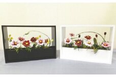 インテリアフラワーBOX　コスモス　らんまん 花 雑貨 造花 インテリア お祝い ギフト 贈答 人気 送料無料 高知市 【花工房美呂】 [ATCO024]