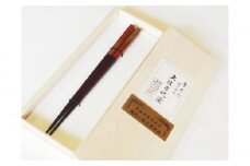 土佐古代塗 おやじ箸プレミアム 極太 レッド 父の日や還暦祝いに 【美禄堂】 [ATBF043]