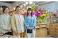 【12回定期便】生花花束 お供えM 初回花瓶付/花 ブーケ ホワイト 定期 毎月 生花 花 フラワー 【株式会社tomoni】 
