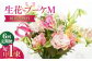 【6回定期便】生花花束 ブーケM初回花瓶付 【株式会社tomoni】 [ATCG023]