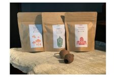 四国30番札所善楽寺×アロマサロンバースのコラボ商品☆飲むお香　4パック×3種セット【株式会社プレマ】 [ATGB001]