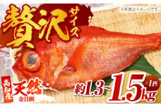高知県産 天然 金目鯛 約1.3kg〜1.5kg 〈2025年2月〜発送〉 /内臓・うろこ処理済み 刺身 煮付け たい タイ キンメダイ 【株式会社　四国健商】 [ATAF004]