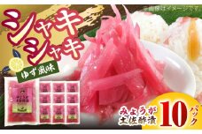 みょうが土佐酢漬け 約70g×10パック 【JapanGinger株式会社】 茗荷 ミョウガ 薬味 やくみ 漬物 ツケモノ シャキシャキ食感 適度な辛み [ATFD002]