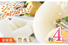 【先行予約】 川渕果樹園 豊水梨 約4kg 家庭用 〈2025年10月～発送〉 / 梨 なし ナシ 豊水 果物 フルーツ デザート 夏 秋 ヘルシー 健康 水分補給 【株式会社Dorago】 [ATAM057]