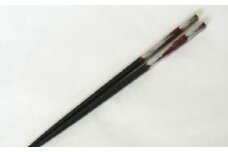 土佐古代塗の持ちやすくてつかみやすい箸「細身」 1膳 /土佐古代塗 箸 はし 塗り箸 漆箸 細身 職人技 日本製 つかみやすい ザラ地 長持ち 伝統工芸 美禄堂 ギフト 　【美禄堂】 [ATBF066]