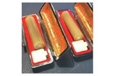 人生の節目にお役に立つ実印 厳選された高級印材 牛角 約15.0mm / ハンコ はんこ 判子 印鑑 実印 銀行印 贈答 プレゼント 【国見印章堂】 [ATEX012]