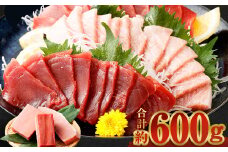【訳あり】厳選天然本マグロ 3種類 セット 合計約600g (大トロ200g・中トロ200g・赤身200g) ふるさと納税限定 食べ比べ サク ブロック 魚 惣菜 刺身 鮪 まぐろ丼 父の日 高知県 お刺し身 魚介 手巻き寿司 海鮮丼 漬け丼 冷凍