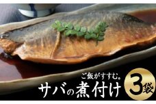 ＥＰＡが豊富！初音のサバの煮付け【半身×３枚】さば 鯖 DHC 魚料理 健康 おいしい 簡単調理