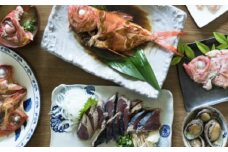 訳あり　華金目（金目鯛）の煮付けと完全藁焼き鰹のタタキセット（大家族用）