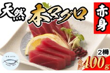 天然本マグロ　赤身２柵　（計４００ｇ）まぐろ 鮪 海鮮 冷凍 さしみ 刺身 父の日 高知 室戸 マグロ