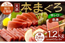 【 定期便 全３回 隔月 お届け 】まぐろの王様！天然本まぐろ味わいセット ２カ月に１回　合計３回  サク 柵 スライス 切落し セット 天然 天然まぐろ 天然マグロ まぐろ 鮪 刺身 お刺身 食べ比べ  高知 室戸 冷凍 小分け 便利 39,000円 頒布会