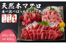 お刺身ちょこっとパック　食べ比べぼっちり８パック _ 本マグロ 本鮪 まぐろ マグロ 鮪 訳あり 切り落とし 切り落し 人気 ランキング 真空 冷凍 海鮮 規格外 訳あり 小分け 赤身 中トロ 大トロ セット