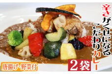 海土こだわり大人のカレー　２袋　惣菜 冷凍 おかず お手軽 鶏肉 とり 加工食品 5000円